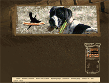 Tablet Screenshot of gamebirdhunts.com